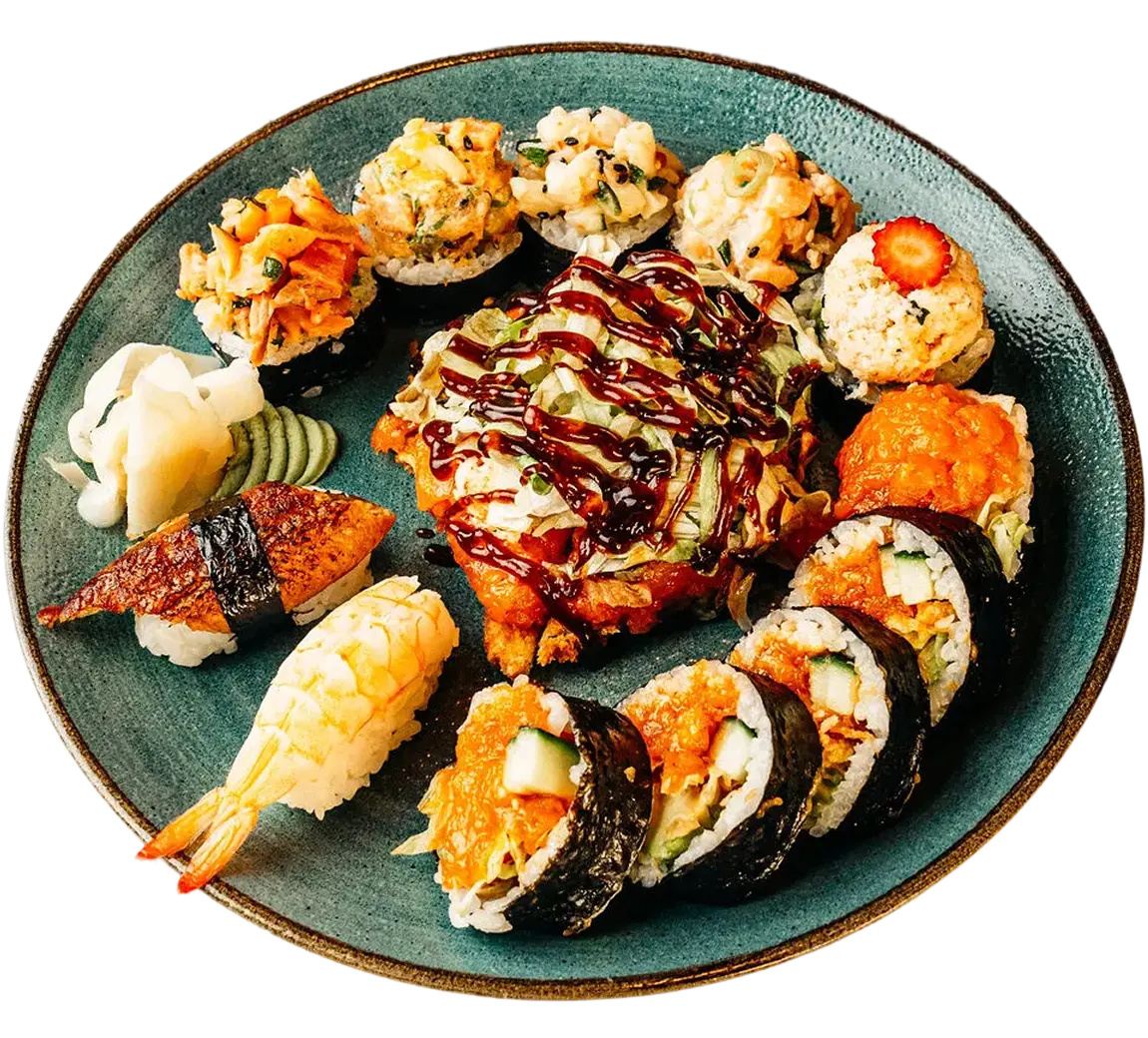 Assiette de suhis du Miyagi